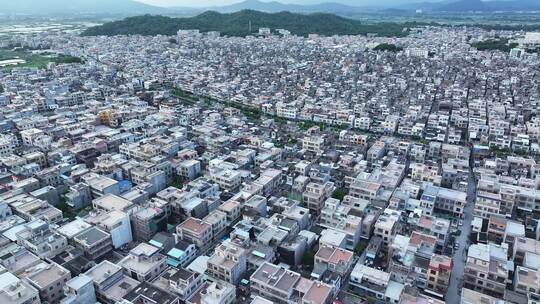 中国广东省潮州市饶平县汫洲镇全景