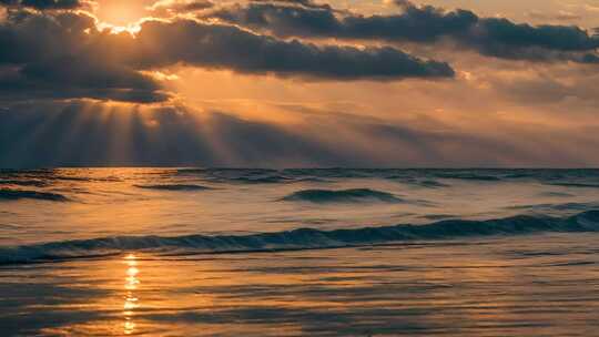 海上日出 日落