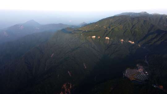 湖北薄刀峰景区航拍