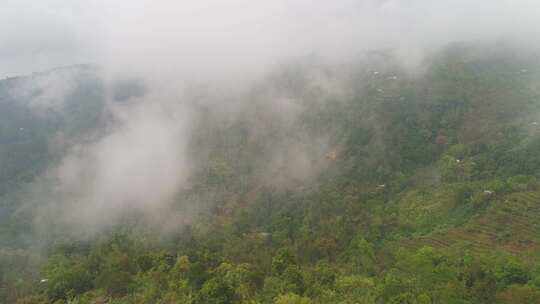 高山丛林中的村庄