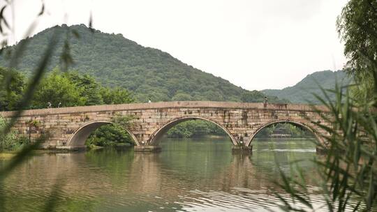 杭州萧山湘湖的石拱桥