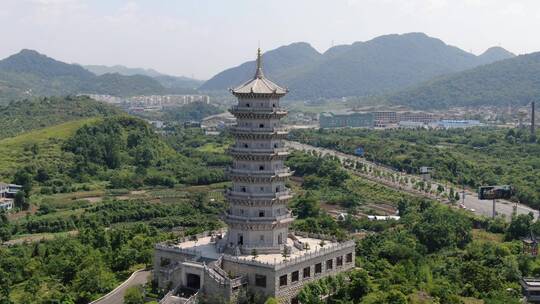 贵州大兴国寺大善塔航拍