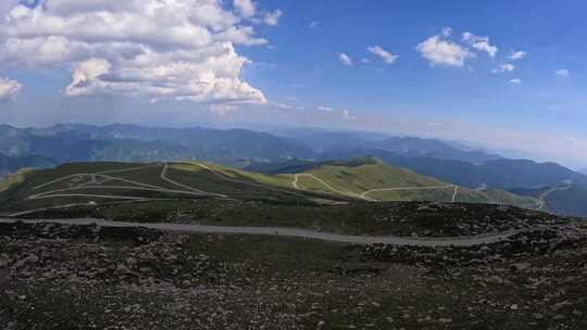 延时拍摄五台山风景