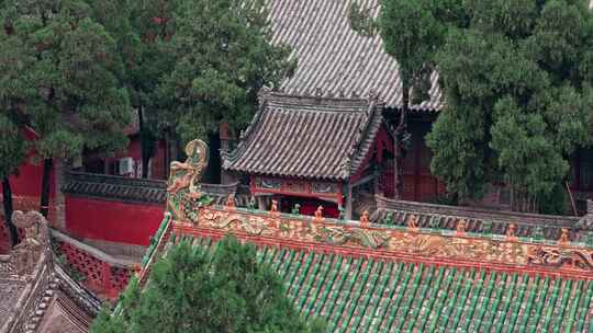 航拍平顶山汝州风穴寺