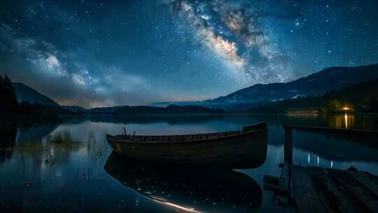 合集唯美星空大屏背景 星河星海宁静夜空