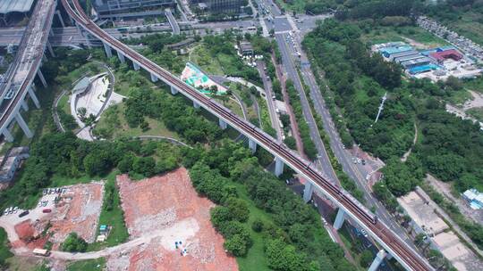 深圳北站轨道交通及周边城市建筑