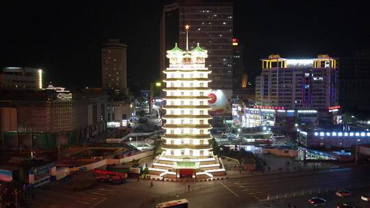 河南郑州城市宣传片地标建筑航拍