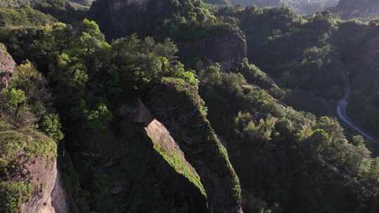 航拍龙虎山象鼻峰（一镜）