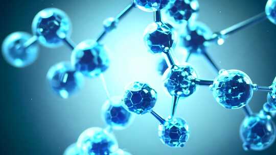 分子结构cg动画效果