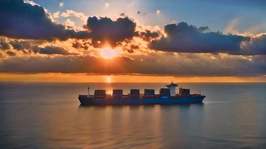 集装箱货轮国际贸易