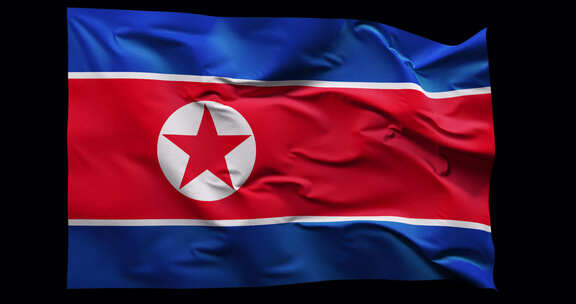 朝鲜国旗2K