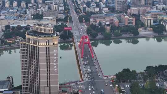 四川德阳城市地标航拍