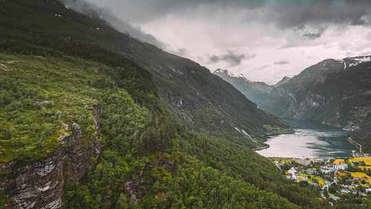 Geirangerfjord挪威Geir