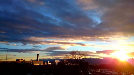 日出日落夕阳晚霞