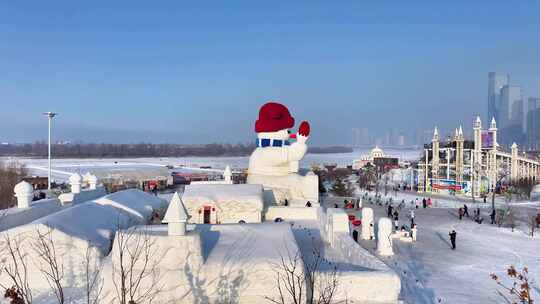【最新4k】哈尔滨冬季城市宣传片