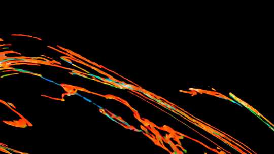 彩色光效流动背景素材