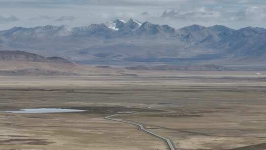 西藏日喀则珠峰古堡文化遗迹堡垒高空航拍