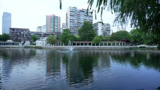 武汉汉口小南湖公园风景