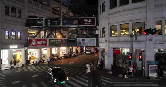 厦门中山路步行街夜景街景