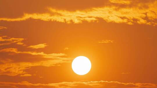 日出日落云层中的太阳阳光与夕阳特写