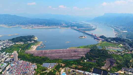 三峡大坝航拍