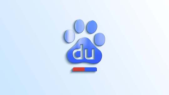 简洁描边logo演绎片头