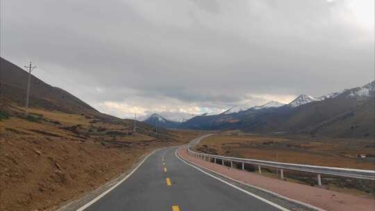 自驾游四川甘孜木雅圣地景区秋色风光