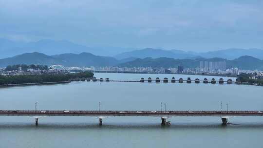 潮州广济桥航拍