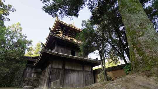 浙江丽水景宁畲族自治县云中大漈时思寺建筑