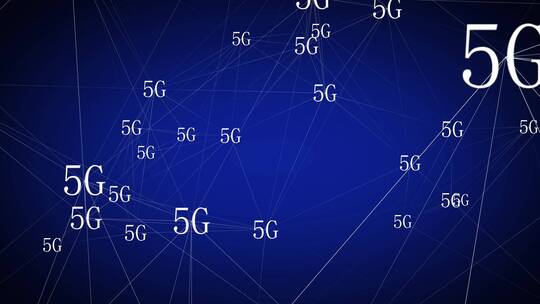 5g 网络连线背景视频素材模板下载