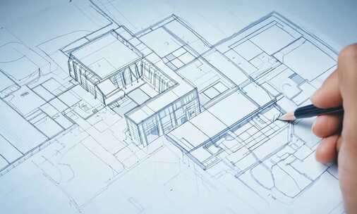 建筑师建筑3D平面图设计图纸施工工程图纸