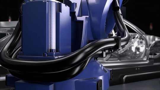 自动化汽车生产 科技制造 机械臂 素材