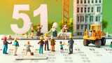 51劳动节动画 片头 玩具高清在线视频素材下载
