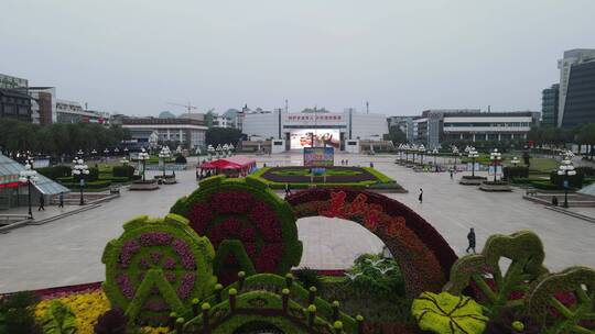 航拍广西桂林旅游城市旅游景点