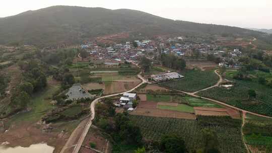 中国云南田园村庄风景