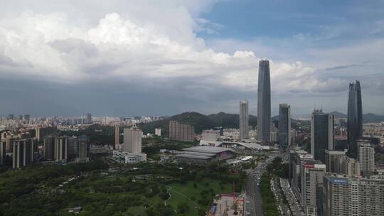 雨后的东莞航拍