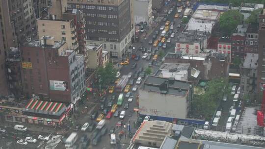 曼哈顿大道上的交通_静电上景