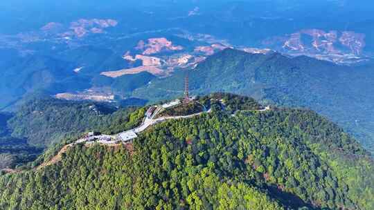 佛山第一峰皂幕山 航拍素材