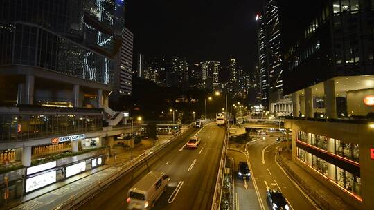中国香港繁华的街道