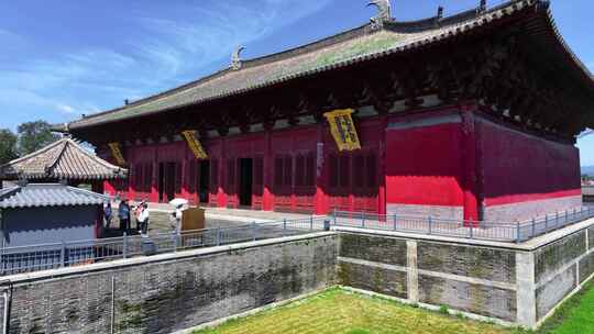 辽宁锦州义县奉国寺辽代古塔古建筑