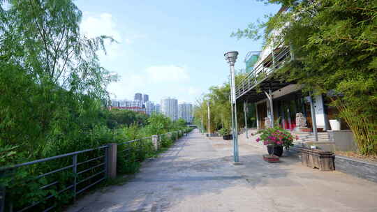 武汉洪山区巡司河风情公园风景