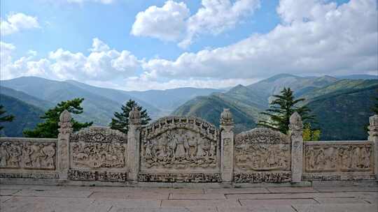 山西五台山佑国寺南山寺实拍