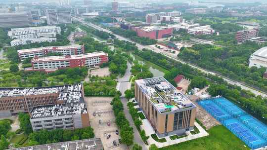 上海市闵行区华东师范大学闵行校区高校校园视频素材模板下载