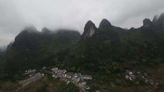 桂林阳朔山水航拍