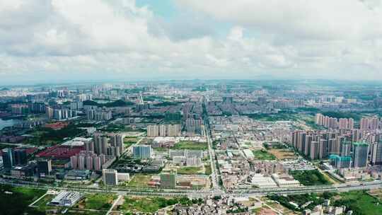 阳江 广东 江城区 城市航拍