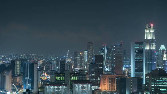 夜晚 城市 灯光 建筑 繁华