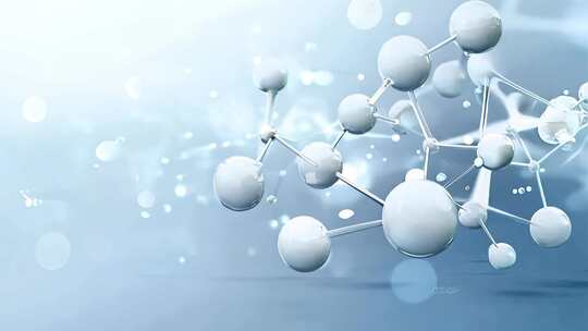 白色分子结构DNA双螺旋结构生物基因工程