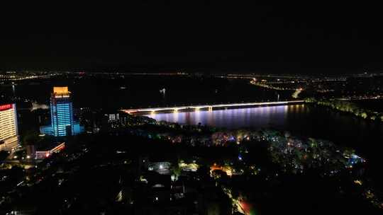 富阳城市风景  富阳夜景