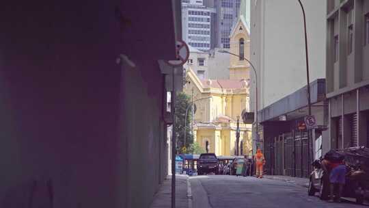 圣保罗街道人文视频视频素材模板下载