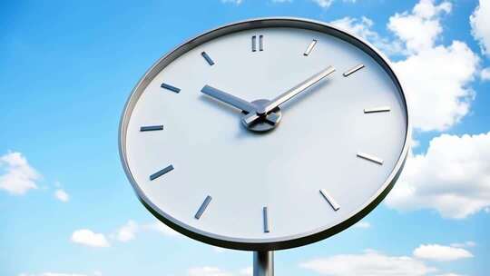 时间流逝时钟怀表钟表指针